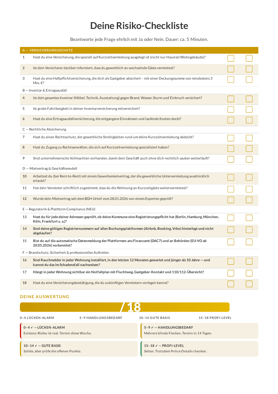 Dein Risiko-Score (18 Fragen)