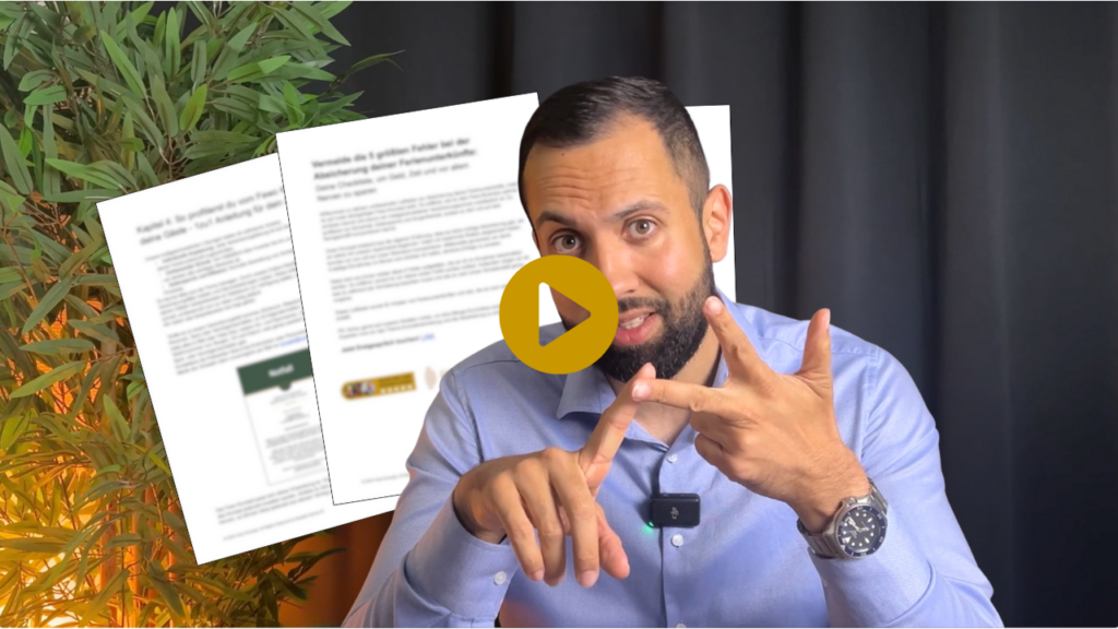 Mustafa erklärt die Gastgeber-Checkliste